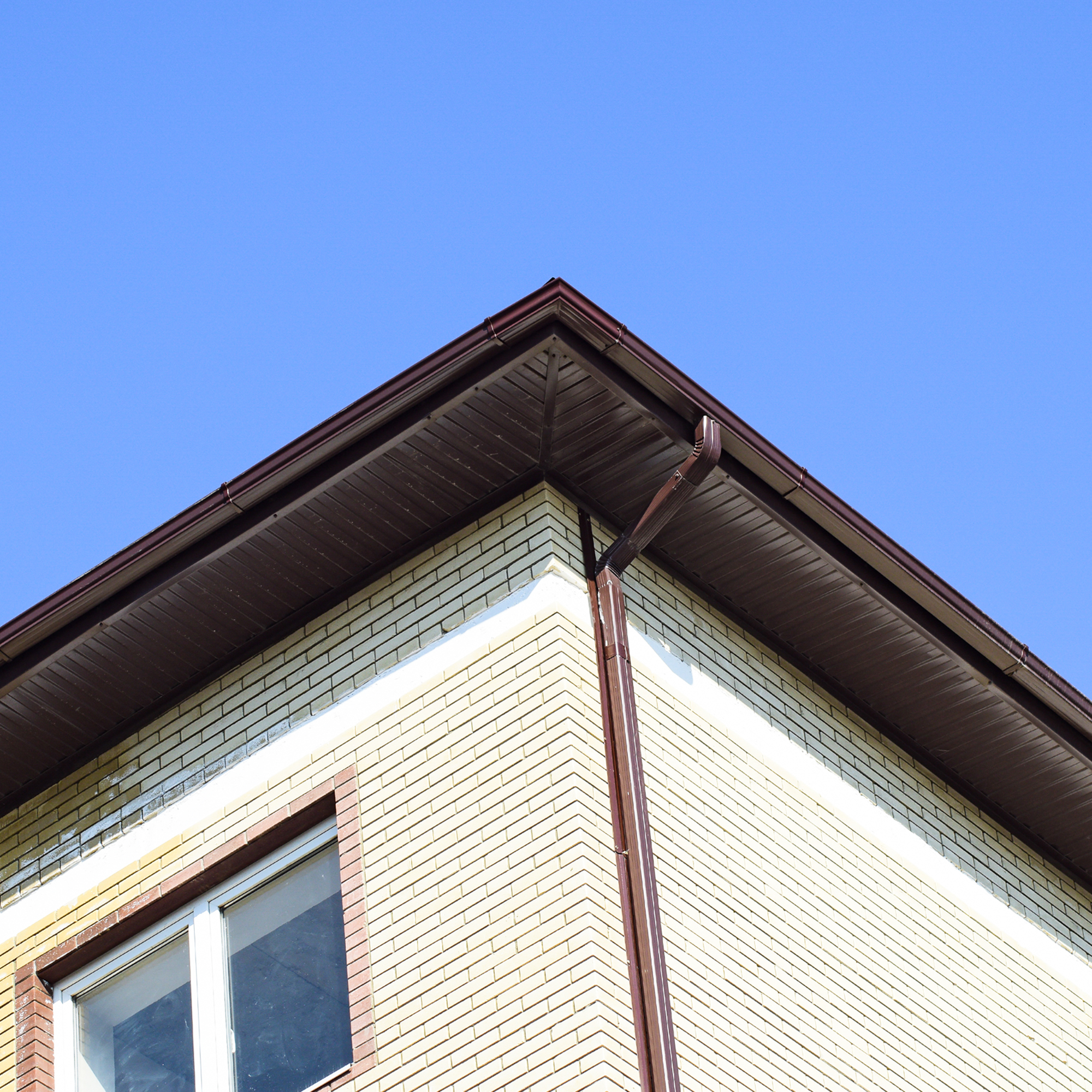 The roof of a multistory building